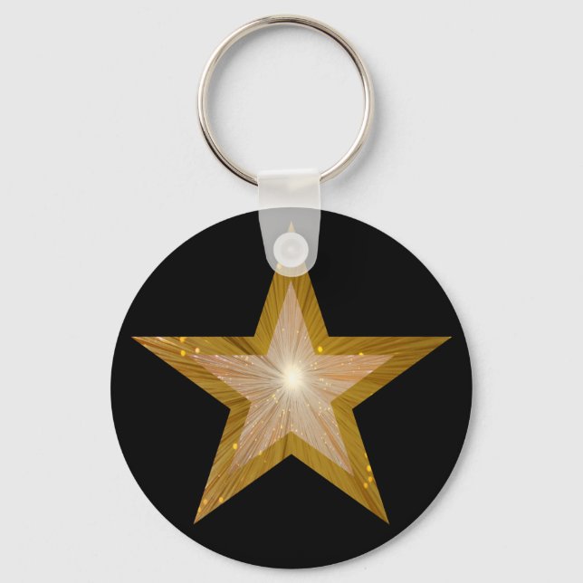 Llavero Black de teclado Gold Star (Anverso)