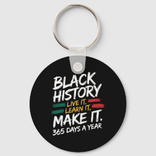 Llavero Black History Month 2025 Live It Learn It Make