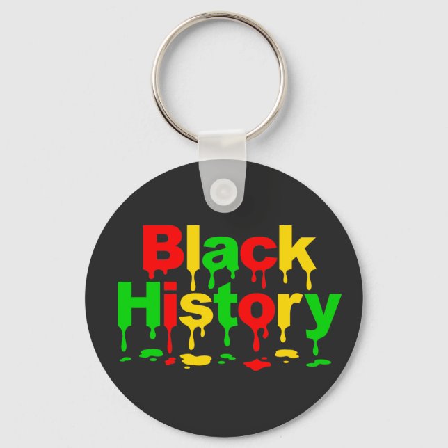 Llavero Black History Month African American Men Women Kid (Anverso)