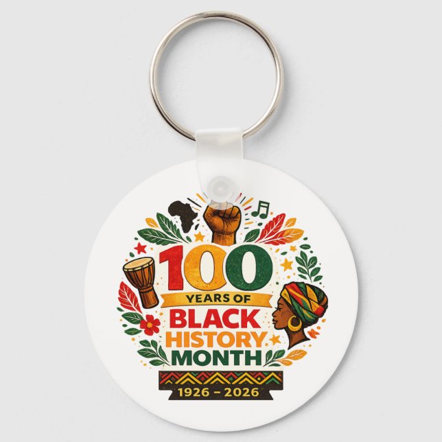 Llavero Black History Month Anniversary (Anverso)