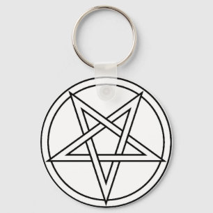 Llavero Black Inverted Pentacle