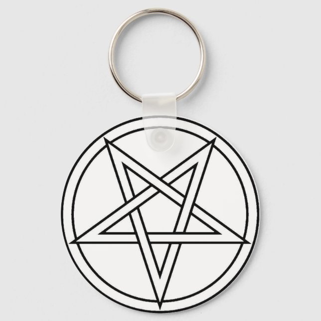 Llavero Black Inverted Pentacle (Anverso)