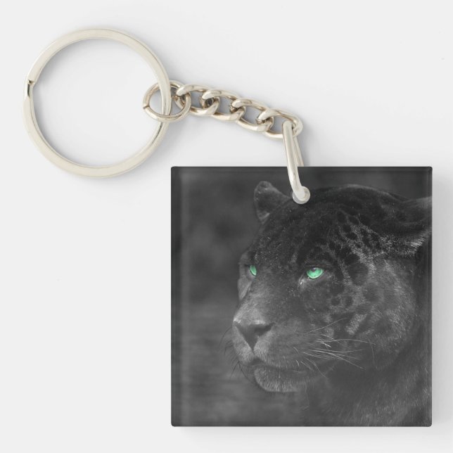 Llavero Black Jaguars Emerald Gaze (Frente)