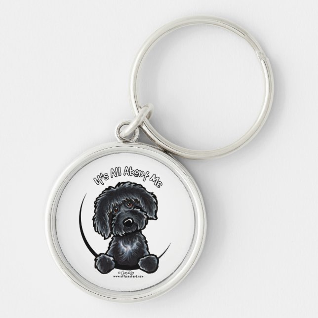 Llavero Black Labradodle IAAM (Frente)