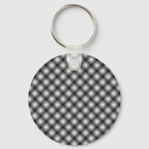 Llavero Black Mesh White Balls Moire de Kenneth Yoncich