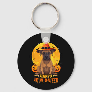 Llavero Black Mouth Cur Halloween Aullido De Perro O Ween
