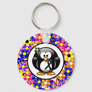 Llavero Black Ribbon Penguin