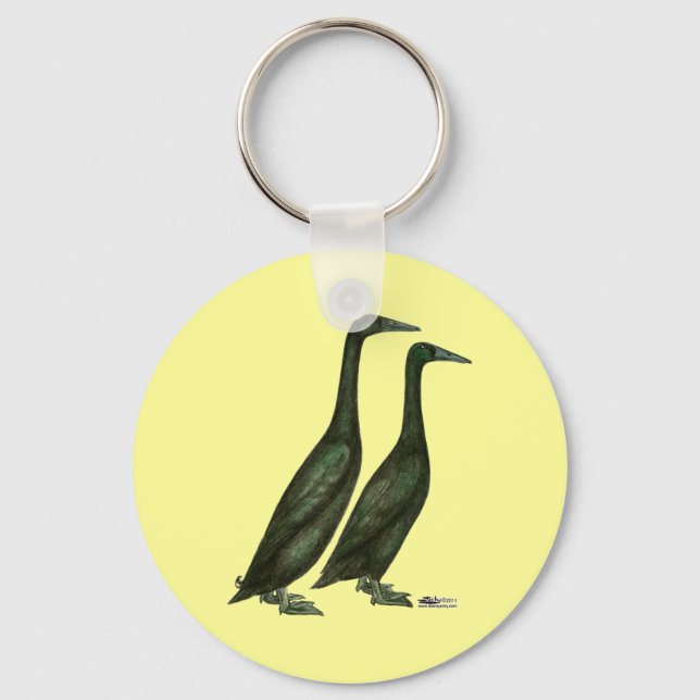 Llavero Black Runner Ducks (Anverso)