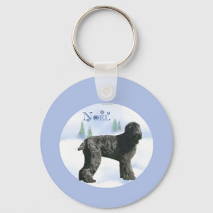 Llavero Black Russian Terrier Noel