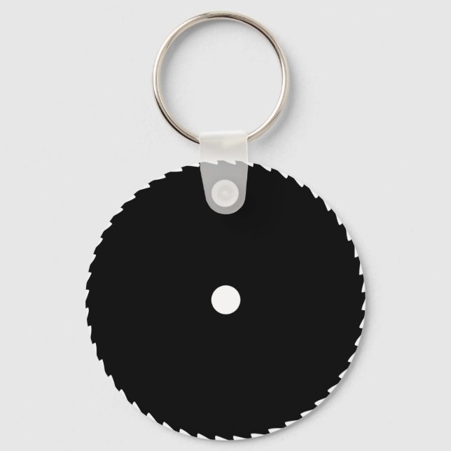 Llavero black saw blade icon (Anverso)