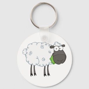 Llavero Black Sheep Cartoon Character