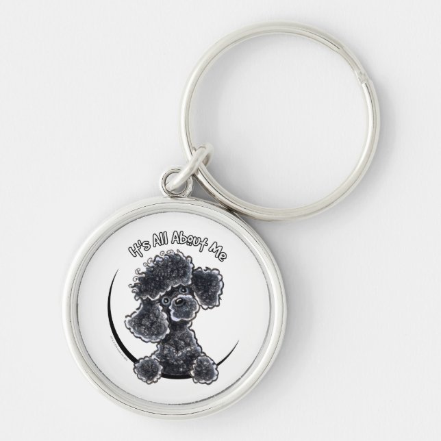 Llavero Black Toy Poodle IAAM (Frente)