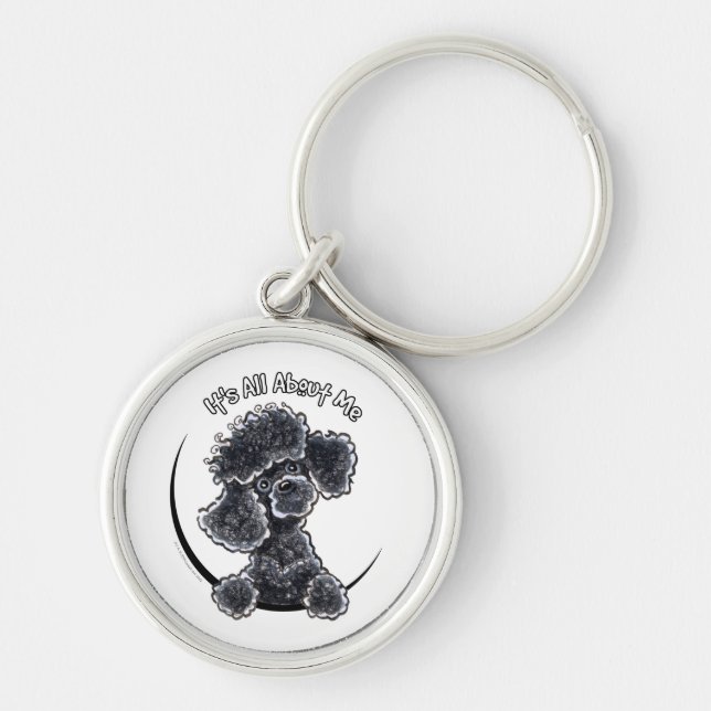 Llavero Black Toy Poodle IAAM (Frente)