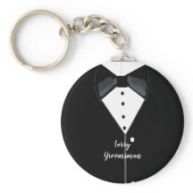 Black Tuxedo Personalized Groomsman