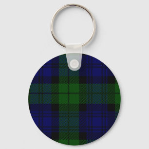 Llavero Black Watch Tartan Blue Green Plage