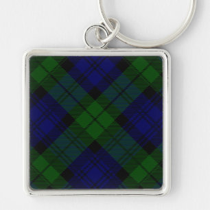 Llavero Black Watch Tartan Blue Green Plage