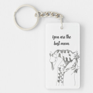 Llavero Black & white abstract stick  tapestries wood wall