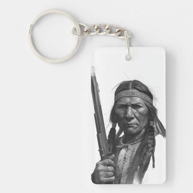 Llavero Black & White Geronimo (Frente)