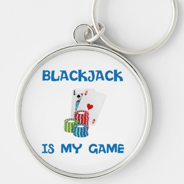 LLAVERO BLACKJACK ES MI JUEGO (Frente)