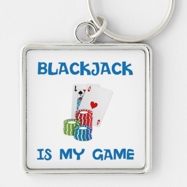 LLAVERO BLACKJACK ES MI JUEGO (Frente)