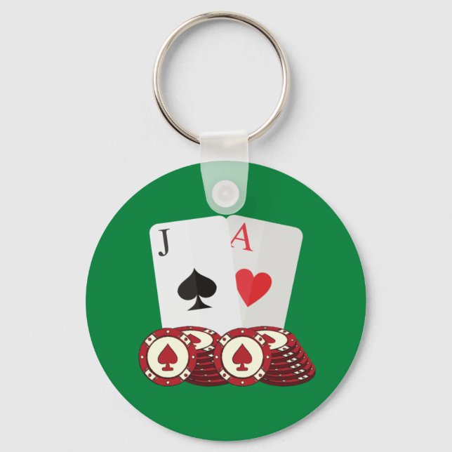 Llavero Blackjack Keychain (Anverso)