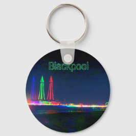 Llavero Blackpool Beach Luces nocturnas,