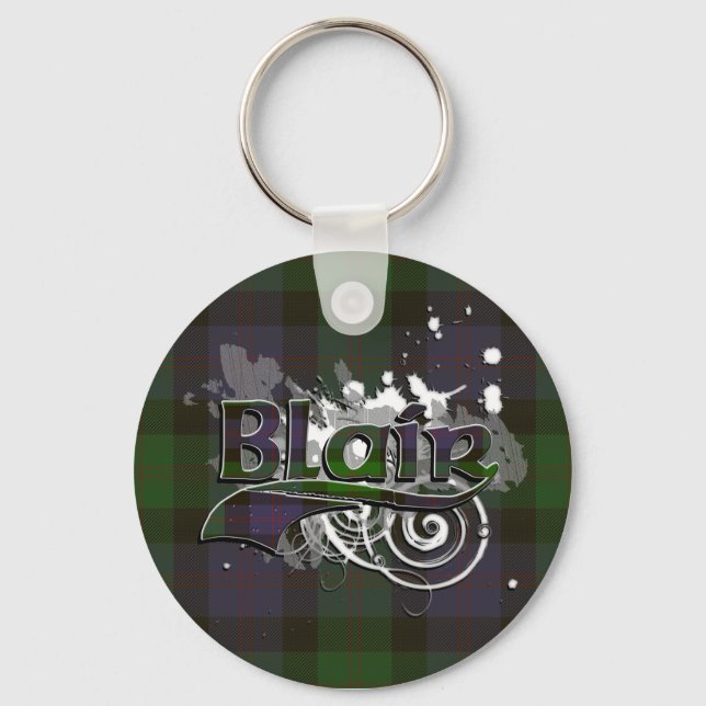 Llavero Blair Tartan Grunge (Anverso)