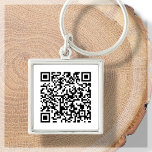 Llavero Blanca | Cadena de claves escaneable de código QR<br><div class="desc">¿Busca una potente herramienta de marketing para mejorar su negocio? ¡No busque más que nuestros códigos QR! Con la capacidad de crear un código QR directamente en la cadena de claves, puede dirigir fácilmente a sus clientes a su sitio web, páginas de medios sociales u otras plataformas de medios en...</div>