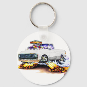 Llavero Blanco 1970-72 de Chevy C10 Longbed