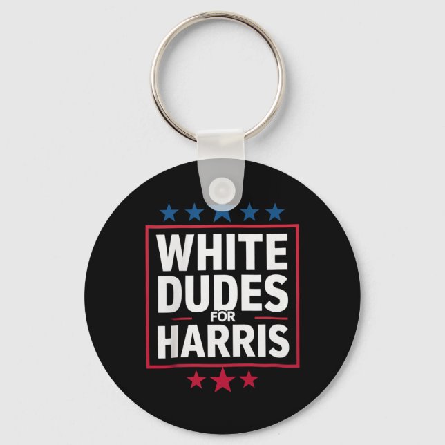 Llavero Blancos a favor de Kamala Harris para Presidenta 2 (Anverso)