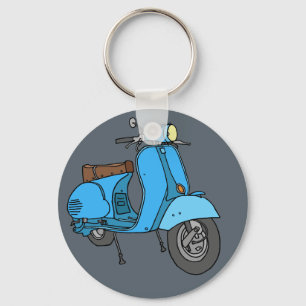 Llavero Blauer Motorroller (Vespa)