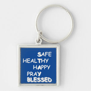 Llavero Blessings Stay Blessed Button Key Ring