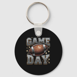 Llavero Bling Football Lover Fall Otoño Juego de Otoño Día