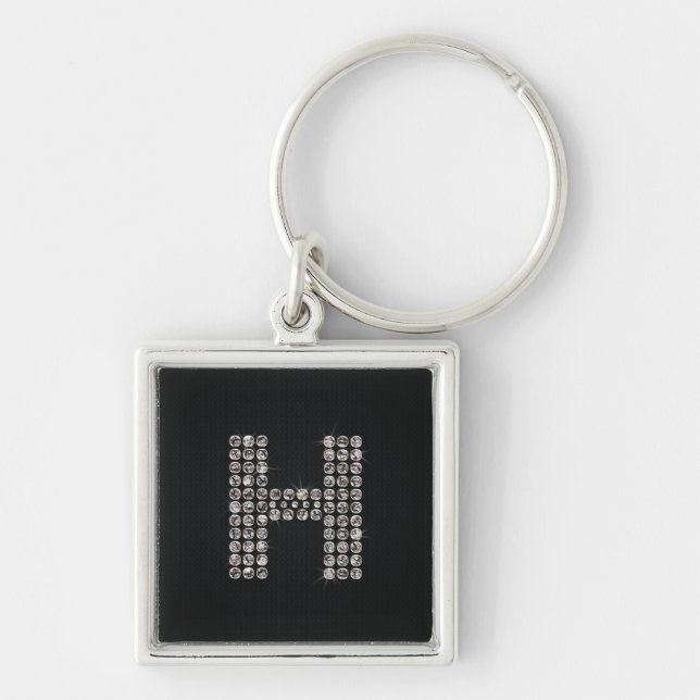 Llavero bling - H (Frente)