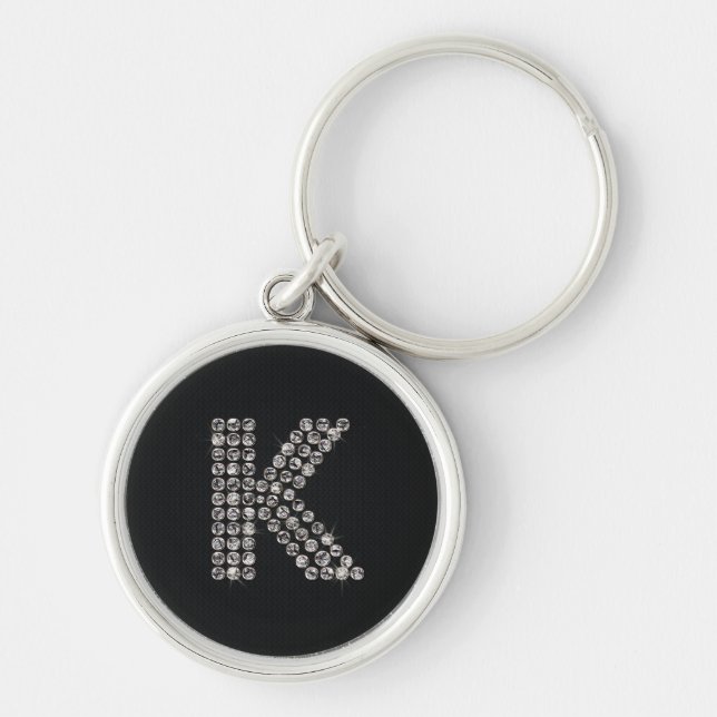 Llavero bling - K (Frente)