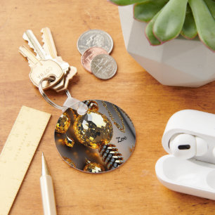 Llavero ¡Blink! Hermosas joyas de caos en oro