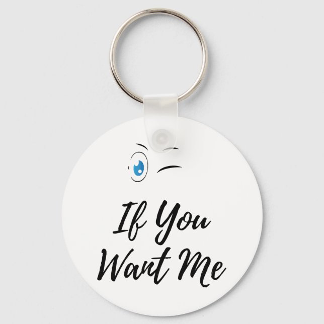 Llavero Blink si quieres que los hombres divertidos (Anverso)