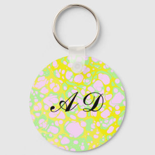 Llavero Blobs rosados