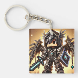 Llavero Blockstyle Dragon oscuro Diamond Sword