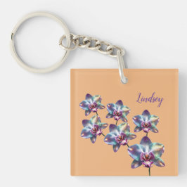 Llavero Blogs de orquídeas holográficas irlandesas