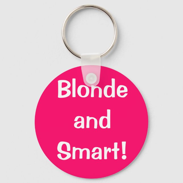 Llavero Blonde y Smart! (Anverso)