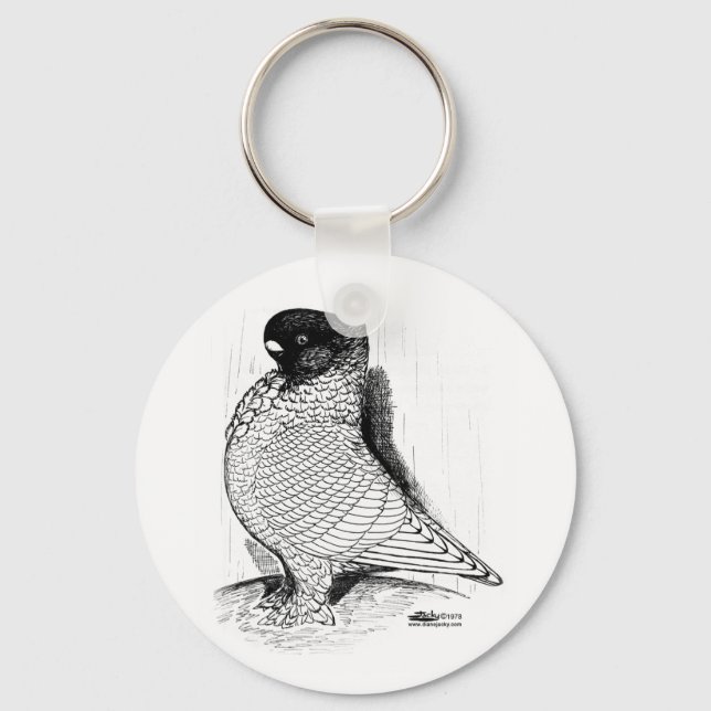 Llavero Blondinette Pigeon Laces 1978 (Anverso)