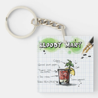 Llavero Bloody Mary Acrylic Keychain