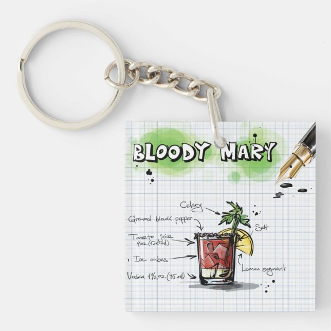Llavero Bloody Mary Acrylic Keychain (Frente)