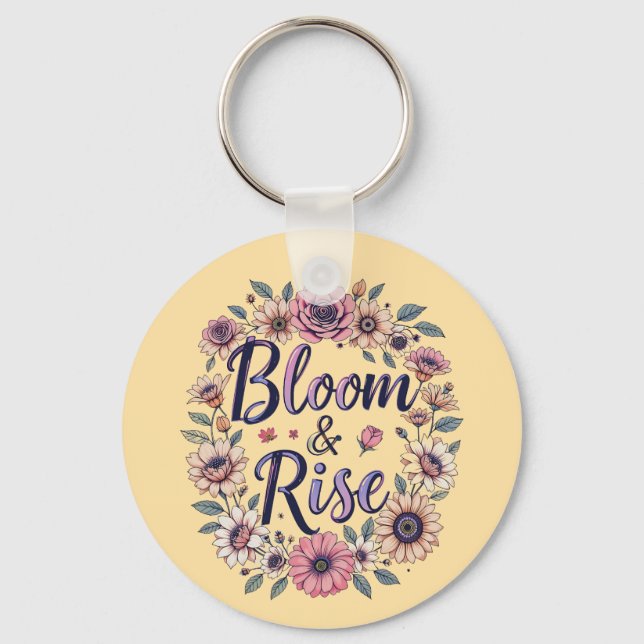 Llavero Bloom & Rise (Anverso)