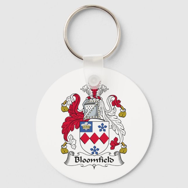 Llavero Bloomfield Family Crest (Anverso)