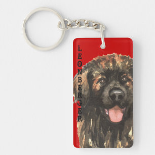 Llavero Bloque de color de Leonberger