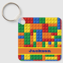 Llavero Bloques de construcción de ladrillos coloridos per