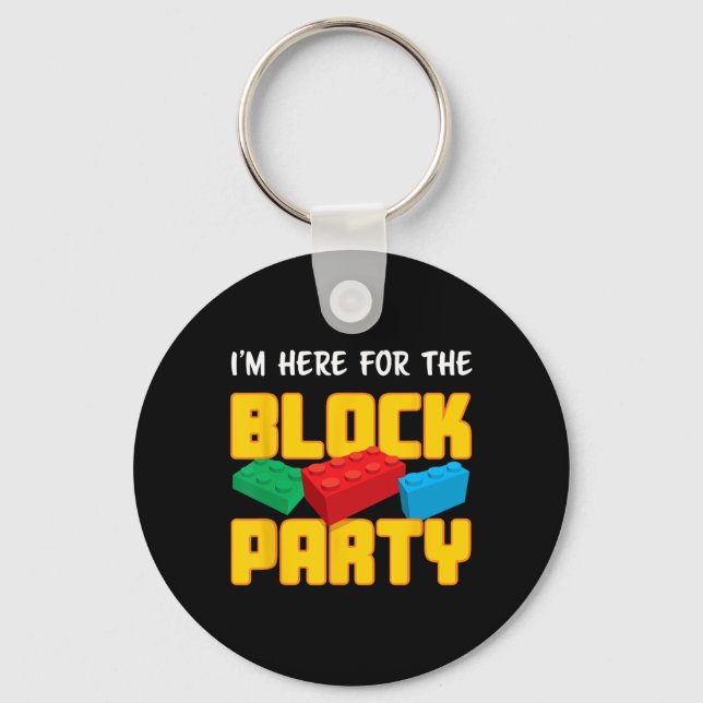 Llavero Bloques de Construcción Fiesta de Bloques Pre-k Ho (Anverso)