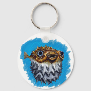 Llavero Blowfish lindo